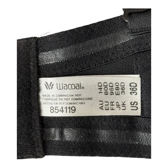 Wacoal 854119 Red Carpet Convertible Strapless bra black 36D - Picture 5 of 7